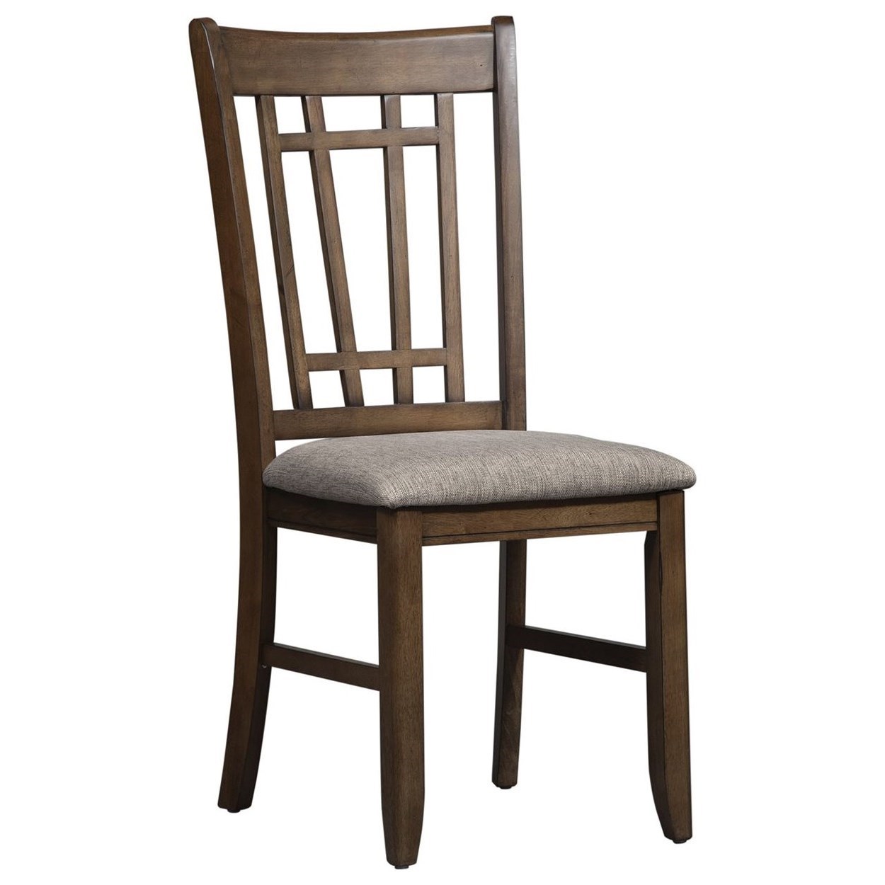 Mission style side best sale chair